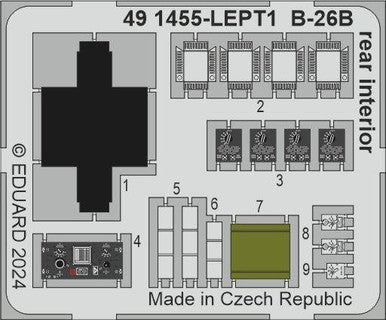 Eduard 491455 1/32 B-26B Rear Interior for ICM