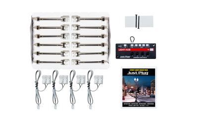 Woodland Scenics JP5901 HO Scale Double Lamp Post Value Pack