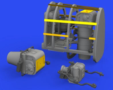 Eduard 648599 1/48 Aircraft- F6 Cameras for EDU (Photo-Etch & Resin)