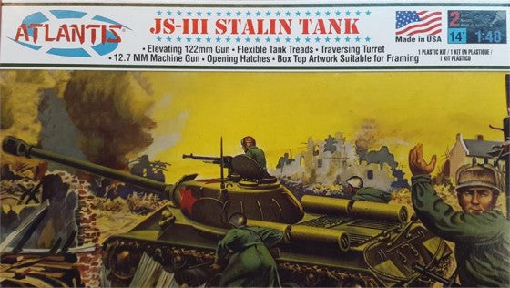 Atlantis Models 303 1/48 Russian JS III Stalin Tank (formerly Aurora)