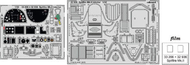 Eduard 32936 1/32 Spitfire Mk. II Interior for RMG (Pre-Painted)