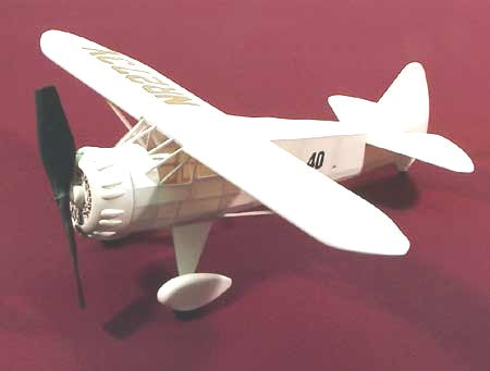 Dumas Products 201 17-1/2" Wingspan Mr. Mulligan Rubber Pwd Aircraft Laser Cut K