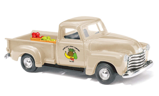 Busch 48245 HO Scale 1950 Chevrolet Pickup, Fruit Company Model