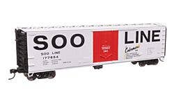 Walthers Mainline 910-2867 HO 50' PC&F Boxcar - Soo Line #177654