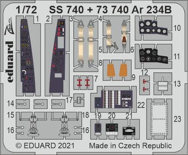 Eduard SS740 1/72 Ar 234B for Hobby 2000 / Dragon