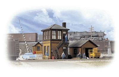 Walthers Cornerstone 933-3530 HO Scale Trackside Structures Set -- Kit