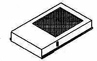 Details West WH-213 HO Scale Winterization Hatches - 48" - Later EMD