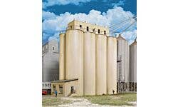 Walthers Cornerstone 933-2942 HO Grain Head House w/Silos Kit