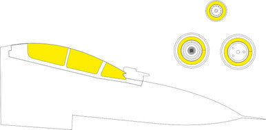 Eduard EX744 1/48 Mask Su30SM TFace Canopy Mask Set for KTY