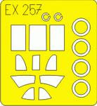 Eduard EX257 1/48 Mask LaGG-3 for ICM Canopy Mask Set