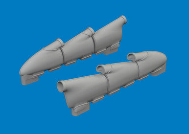Eduard 6481185 1/48 Brassin Hurricane Mk.I Exhaust Rounded PRINT for