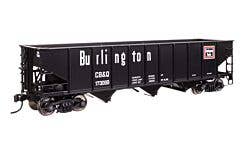 Walthers Mainline 910-56743 HO 70-Ton 3-Bay Hopper CB&Q #173089