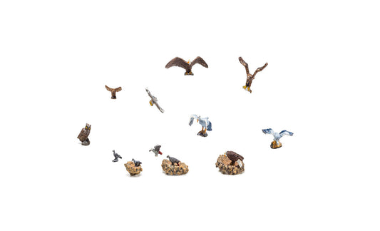 Woodland Scenics A1970 HO Scale Birds and Nests