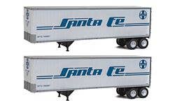 Walthers SceneMaster 949-2501 HO 40' Trailmobile Santa Fe