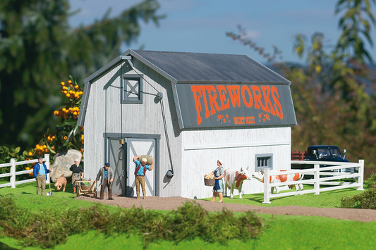Piko 62120 G Scale White Barn Building Kit