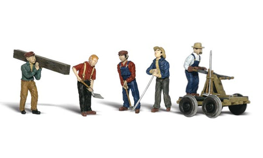 Woodland Scenics A2177 All Scale Rail Workers - N scale
