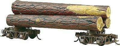 Kadee 101 HO Scale #101 Disconnect Log Car Trucks with Logs - Kit -- Undecorated