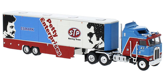 Brekina 85736 1/87 STP Racing 1980 Kenworth K100 Aerodyne Diecast