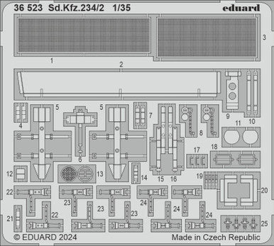 Eduard 36523 1/35 Sd.Kfz.234/2 Photo Etch Set for MINIART