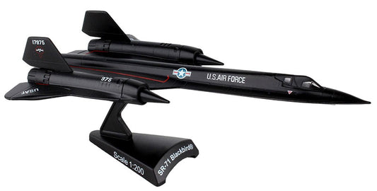 Daron PS5389 1/200 SR-71 Blackbird USAF Diecast Stamp