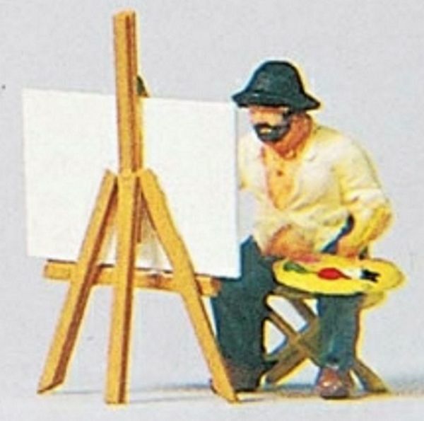Preiser 28050 HO Scale Landscape Painter