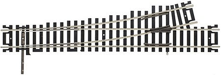 Atlas Model Railroad 391 HO Scale Code 100 Mark V Turnout - Customline(R) -- No. 4 - Left-Hand
