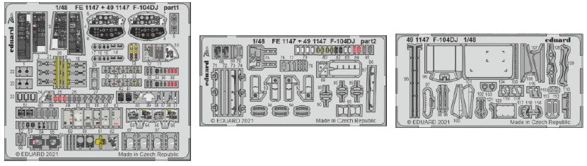 Eduard 491147 1/48 Aircraft- F104DJ for KIN (Painted)