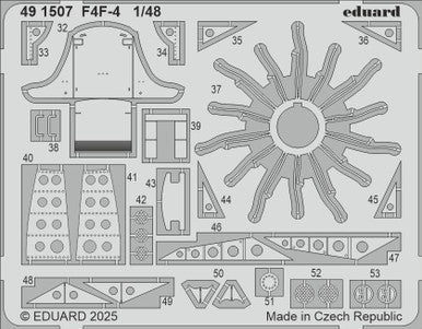 Eduard 491507 1/48 Photo Etched Set for ACADEMY Kit