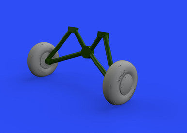 Eduard 648556 1/48 Tiger Moth Wheels for AIR (Decals & Resin)