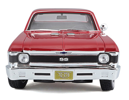 Maisto 31132R 1/18 1970 Chevrolet Nova SS Coupe, Red