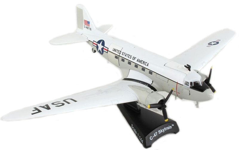 Daron PS5558-6 1/144 C-47 Skytrain USA Diecast Stamp