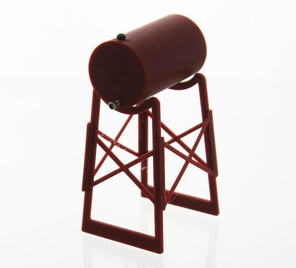 3D To Scale 50-254-R 1/50 – Fuel Tank on Legs Red Miniature Prop