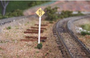 Osborn Models 3052 N Scale Speed Limit Signs Kit