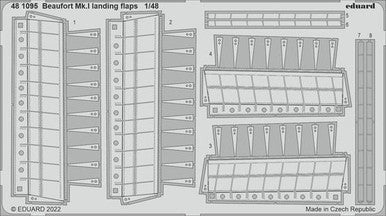 Eduard 481095 1/48 Beaufort Mk.I Landing Flaps for ICM