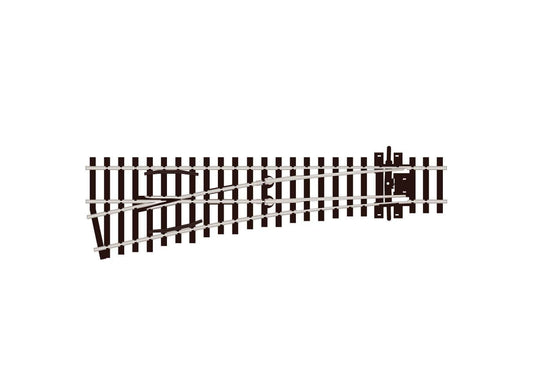 Peco SL-E192 HO Scale Code 75 Streamline Small Radius Turnout