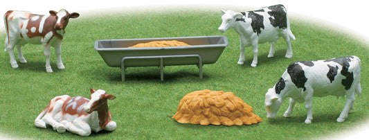 New Ray 05517-B 1/43 Cow Farming Playset