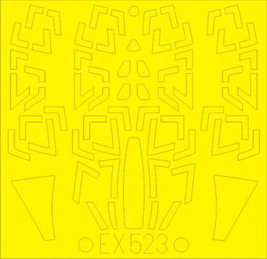 Eduard EX523 1/48 Mask MiG-31B/BS for AMK Canopy Mask Set
