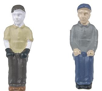Broadway Limited 1005 HO Scale Engineer & Fireman Figure Sets -- Style C & H (2)