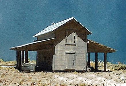 BTS Models 27304 HO Scale Goin' Home Series Tobacco Barn - 5 x 2-1/2"