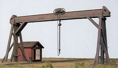 BTS Models 27491 HO Scale McCabe Timber Gantry Kit - 4-7/8 x 8-15/16"