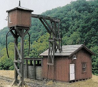 BTS Models 27495 HO Scale McCabe Sand House & Tower Kit - 2-5/16