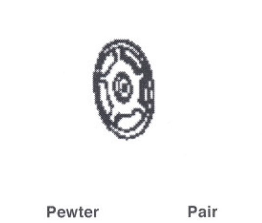Details West 179 HO Brake Wheel 2nd Generator EMD & GE Hood Units (pr)