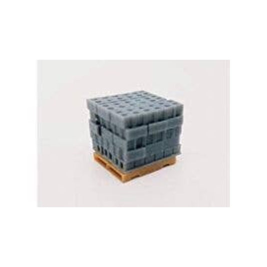 All Scale Miniatures 1601919 N Cinder Block Stack