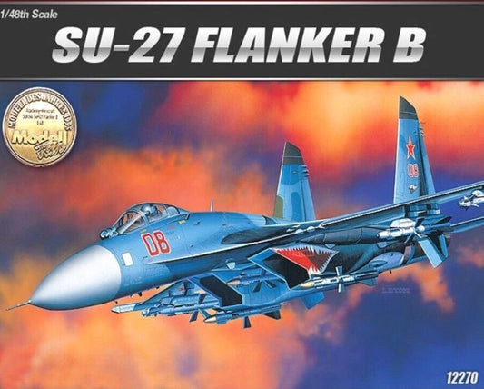 Academy 12270 1/48 Su27 Flanker B USSR Fighter
