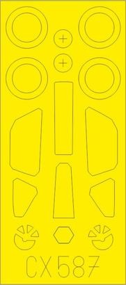 Eduard CX587 1/72 Mask Aircraft- Su39 for ZVE