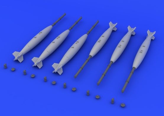 Eduard 672087 1/72 Aircraft- Mk 82 Bombs (Decals & Resin)