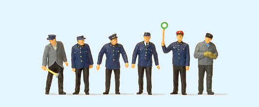 Preiser 10584 HO DB Railroad Personnel Figures Era III