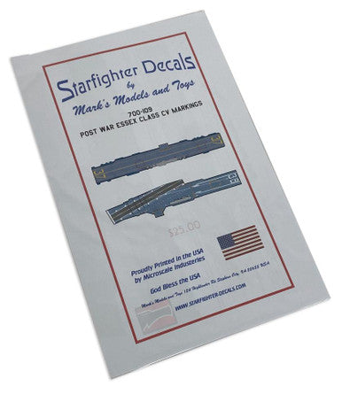 Starfighter Decals 700109 1/700 - Post War Essex Class Carrier