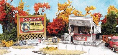 Bar Mills 952 HO Scale Swanson's Lunch Counter w/Billboard -- Kit