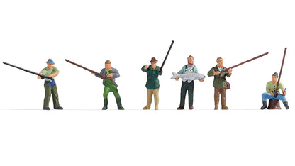 Noch 15892 HO Scale Anglers Figure Set, 6 Figures